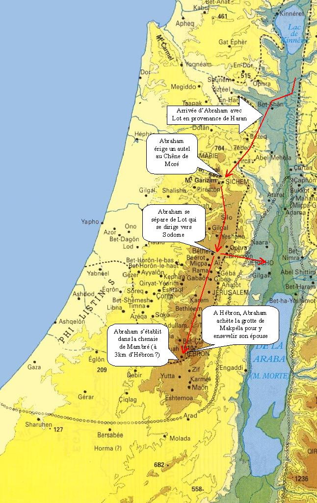 Abraham dans le pays de Canaan