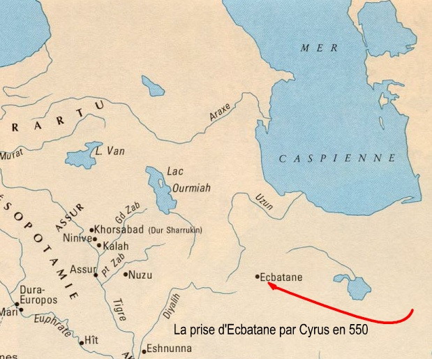 La prise d'Ecbatane en 550